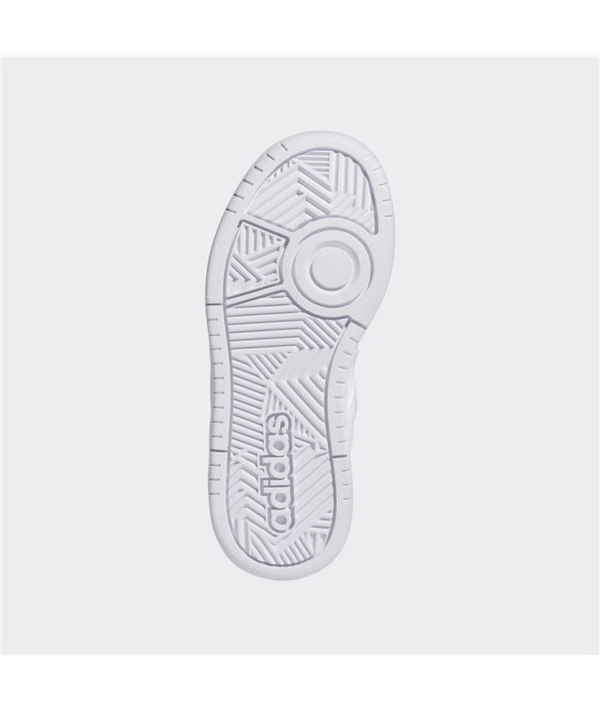 Sapatilhas adidas Infantil Hoops 3.0 Bold Branco