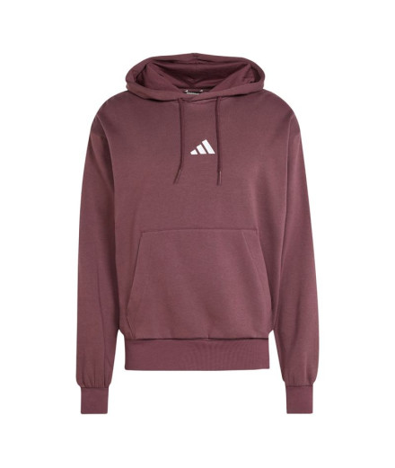 Sudadera adidas Feelcozy Hd Hombre Rubaur/Blanco