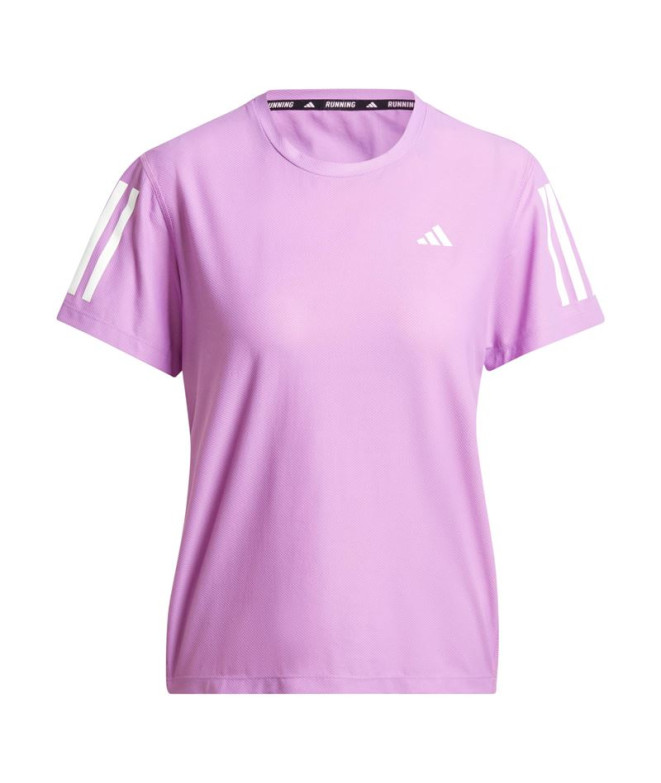 Camiseta de Running adidas Own The Run Mujer Morado