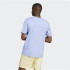 Camiseta adidas Homem Essentials Camisola simples com logótipo pequeno bordado Azul
