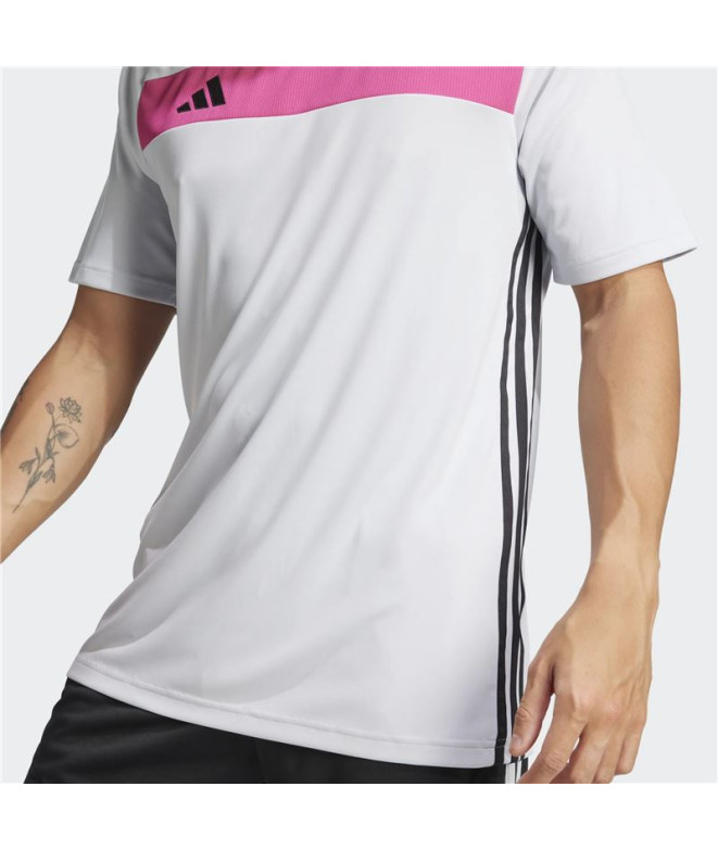 Camiseta Futebol adidas Homem de Tiro Es Jsy Gris
