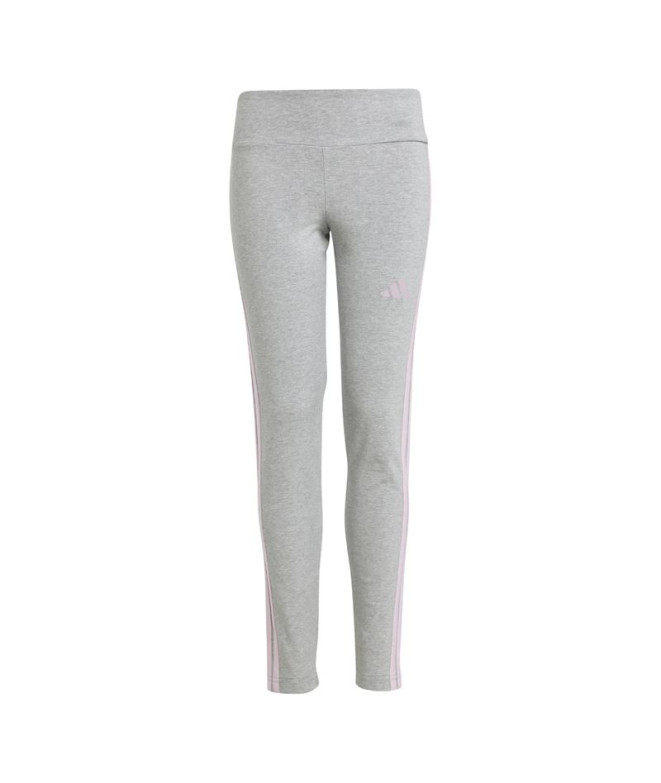 Mallas adidas Jg 3 Bandas 230 Niña Gris/Rosa