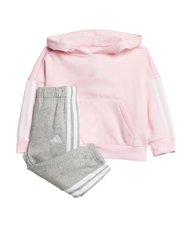Chandal adidas I 3Bandas Fl Hd Jog Bebés Rosa