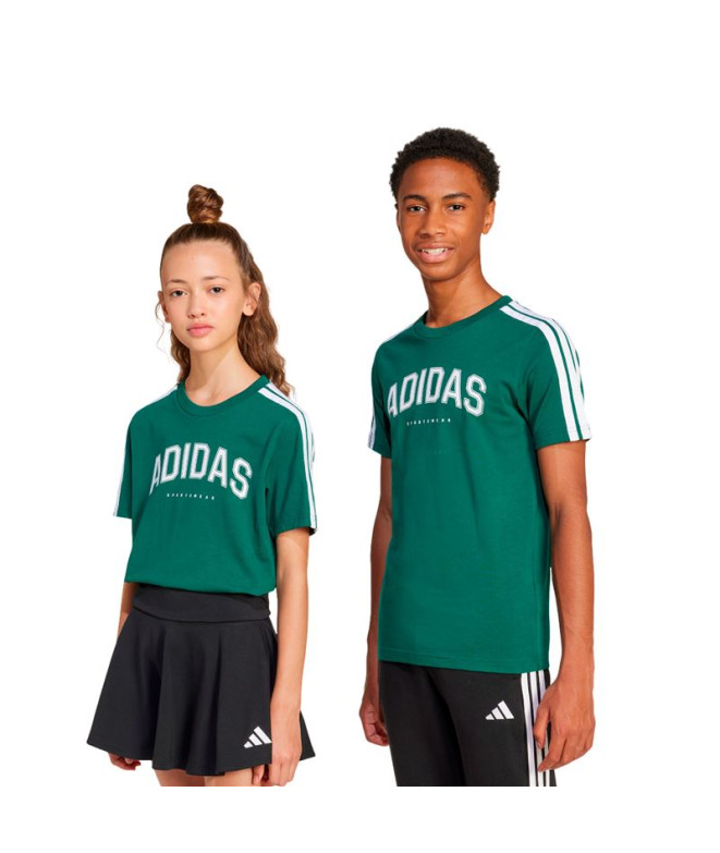 T-shirt adidas Enfant Colleg Vert foncé