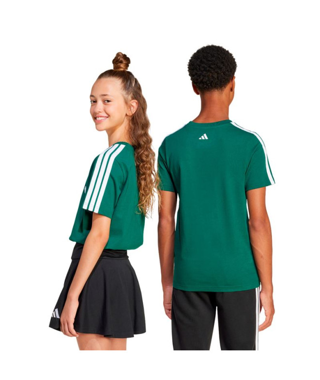 Camiseta adidas Infantil Verde escuro da faculdade