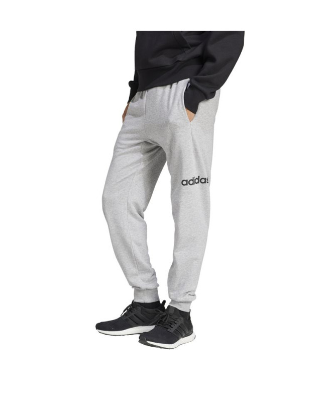 Calça adidas French Terry Homem Lin Cinzento/Preto