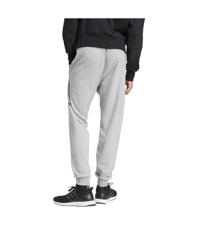 Calça adidas French Terry Homem Lin Cinzento/Preto