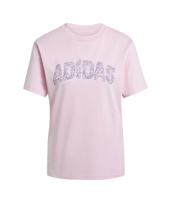 Camiseta adidas Mulher Illu 2 Rosa