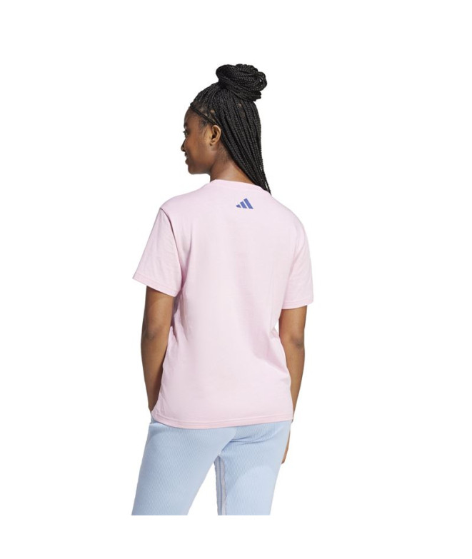 Camiseta adidas Mulher Illu 2 Rosa