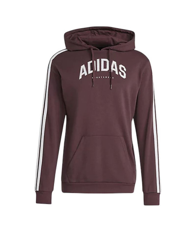 Sudadera adidas Colleg Hood Hombre Rubaur