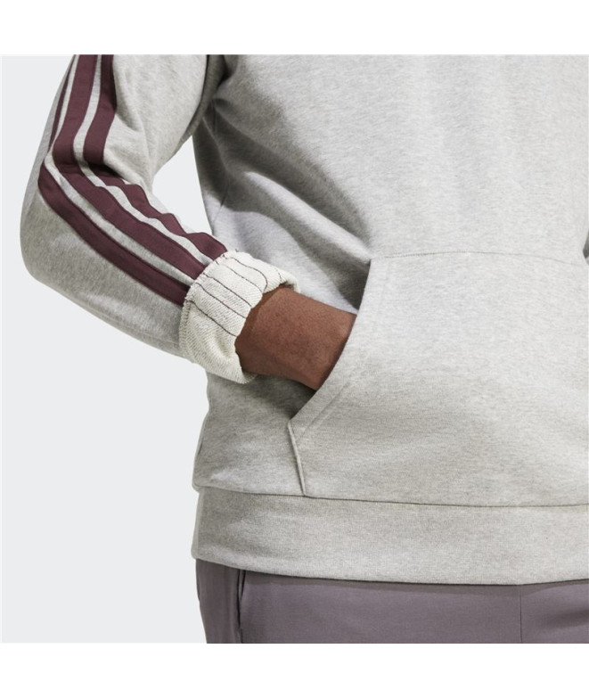 Sweat adidas Homme Capuchon de collégien gris
