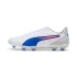 Botas de Fútbol Puma King Pro Fg/Ag White/Bluemazing/Flat Light Gray