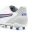 Botas de Fútbol Puma King Pro Fg/Ag White/Bluemazing/Flat Light Gray