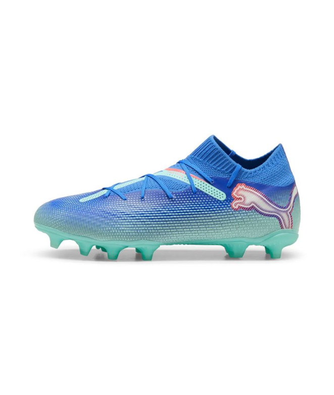 Football Bottes de Puma Future 7 Pro Fg/Ag Bluemazing/White/Electric Peppermint