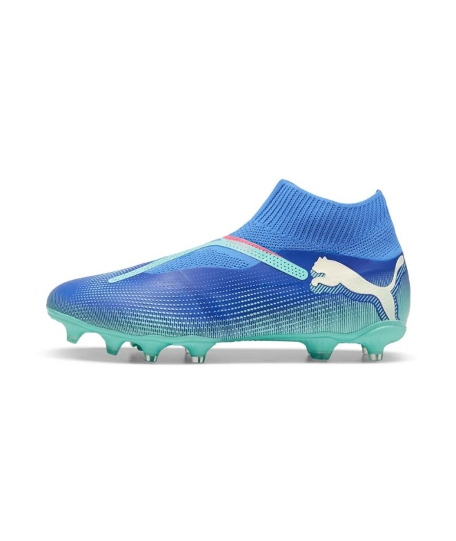 Football Bottes de Puma Future 7 Match+ Ll Fg/Ag Bluemazing/White/Electric Peppermint