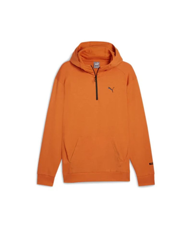 Sudadera de Puma Rad/Cal Hooded Half-Zip Dk Hombre Maple Syrup