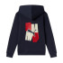 Moletom Menino by Puma Ess+ Graphic Hoodie Fz Fl Navy