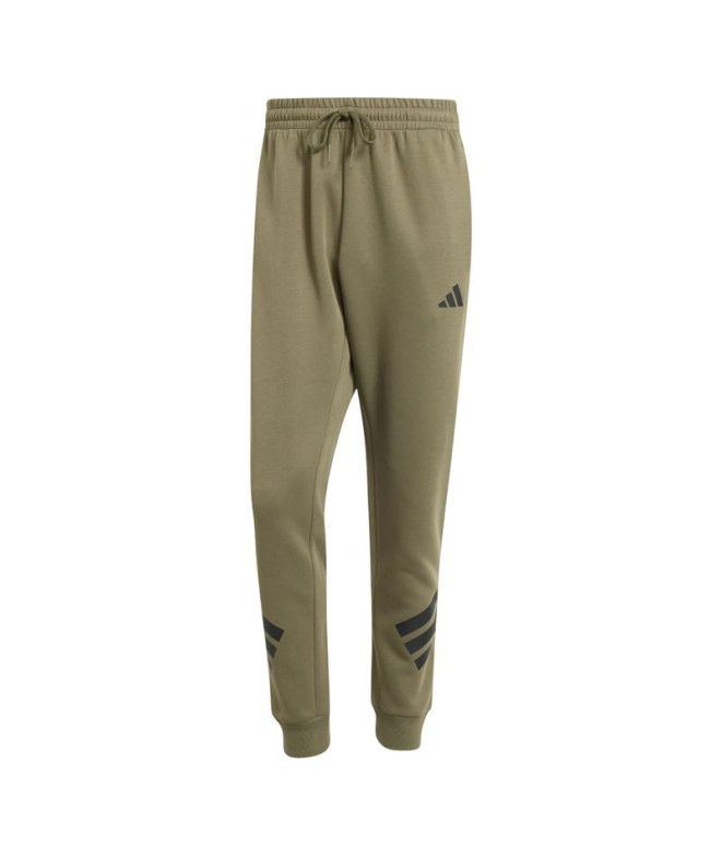 Pantalones adidas Future Icons 3Bandas Hombre Verde Oscuro