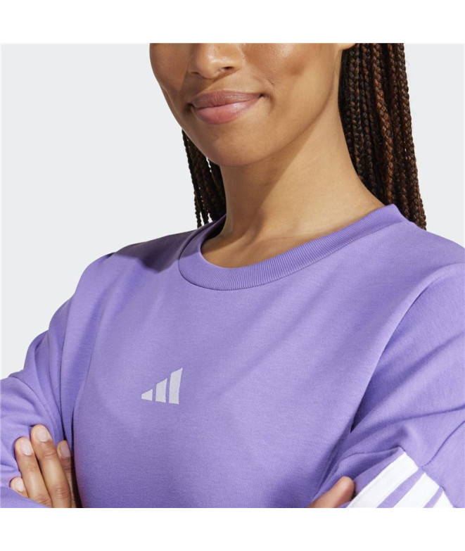 Moletom adidas French Terry Mulher 3 bandas Swt...