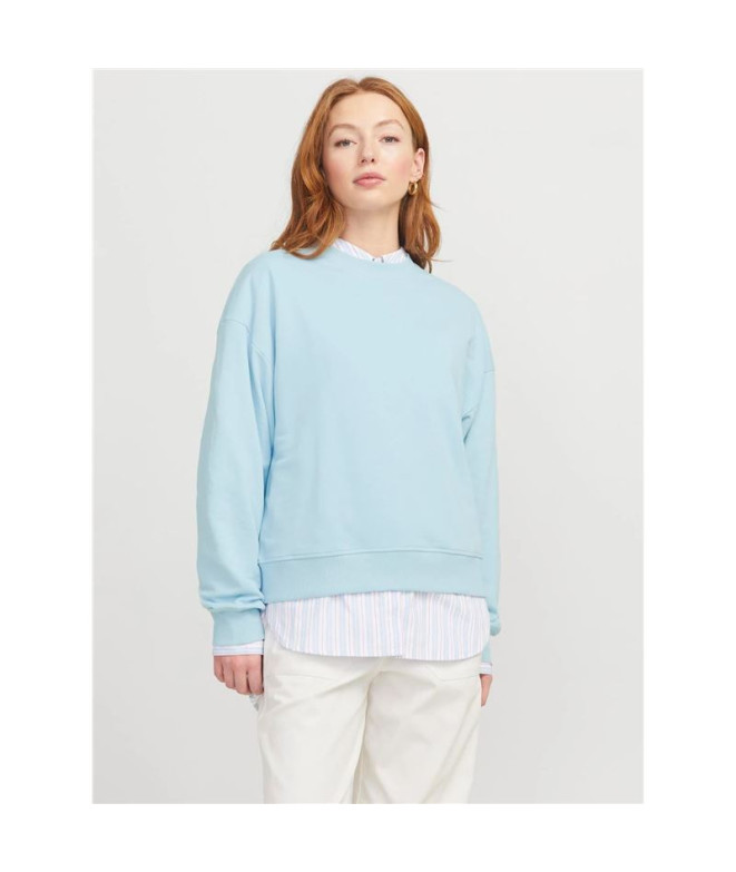 Sweat Jack and Jones Jxalfa Rlx Lsw Femme Skyway