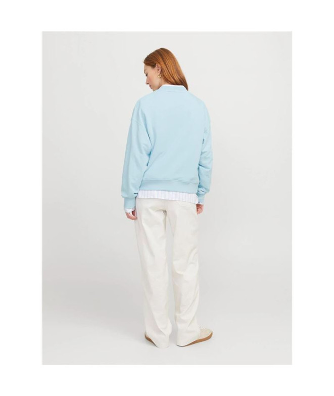 Sweat Jack and Jones Jxalfa Rlx Lsw Femme Skyway