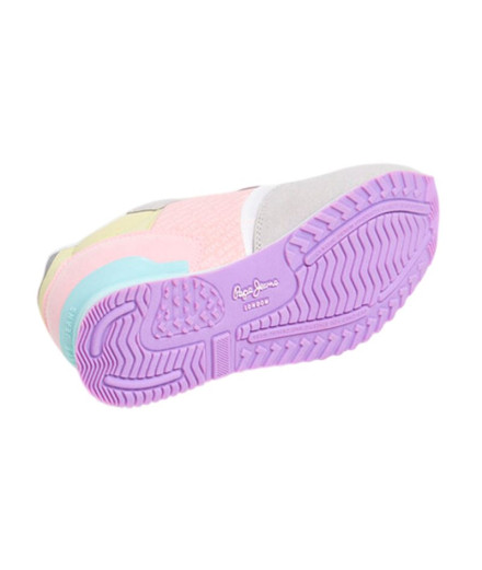 Chaussures Femme Pepe Jeans London Print G Gris clair 2