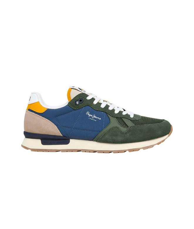 Zapatillas Pepe Jeans Brit Camp Hombre Olivine Verde