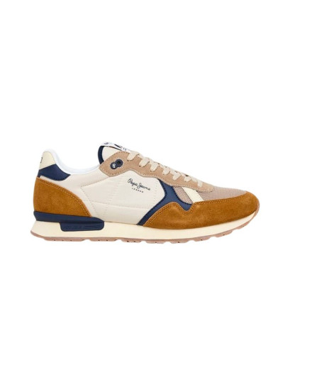 Sapatilhas Pepe Jeans Brit Camp Homem Tabaco Marrom