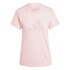 Camiseta adidas Mulher Train Essentials Grande logótipo de desempenho para treino Rosa