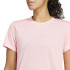Camiseta adidas Mulher Train Essentials Grande logótipo de desempenho para treino Rosa