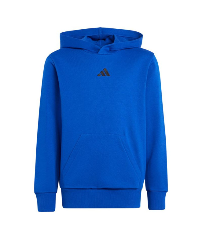 Moletom adidas Infantil Sl Fl Hd 225 Azul/Preto