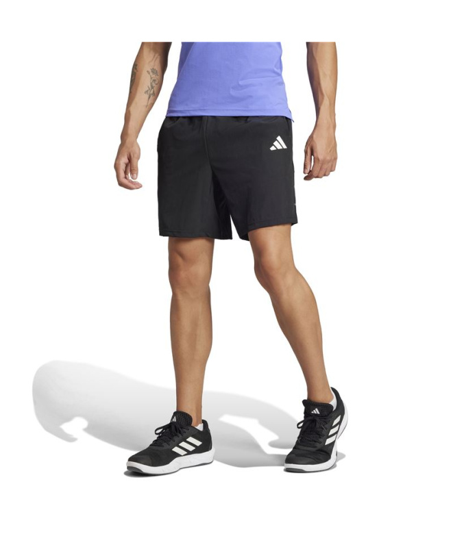 Calça Fitness adidas Homem de Gym+ Short Preto