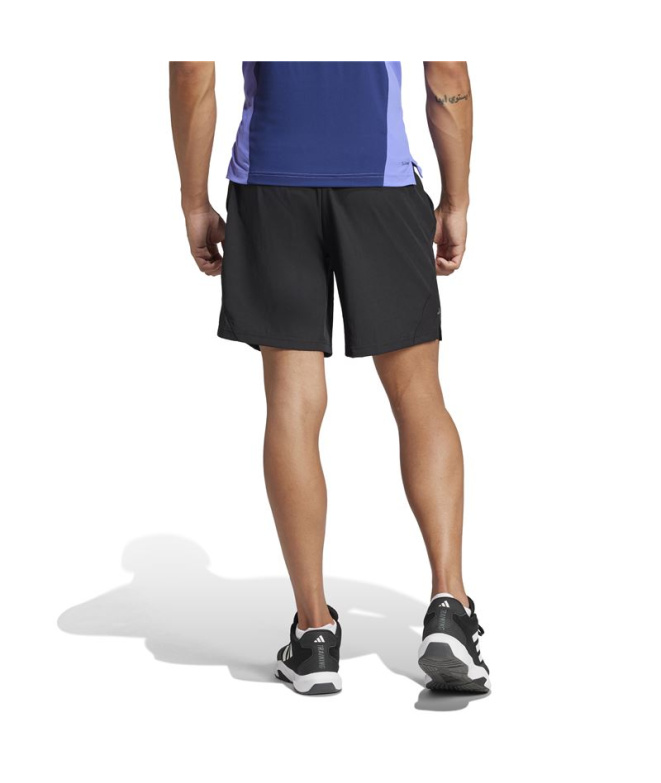 Calça Fitness adidas Homem de Gym+ Short Preto