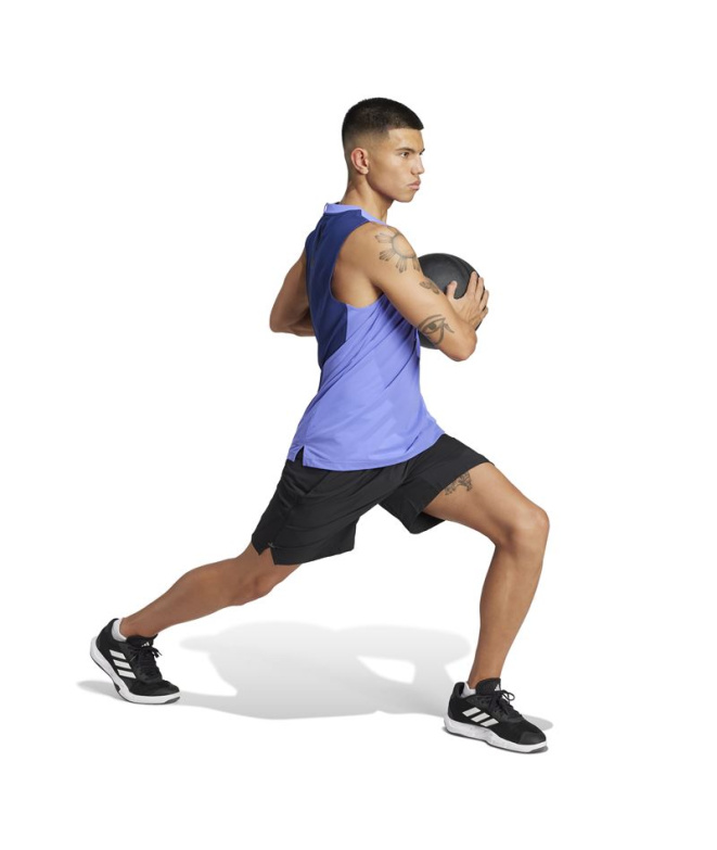 Calça Fitness adidas Homem de Gym+ Short Preto