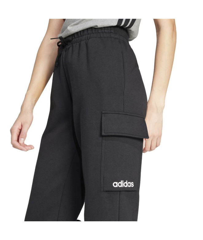 Calça adidas Mulher Carga Linear Fleece Preta