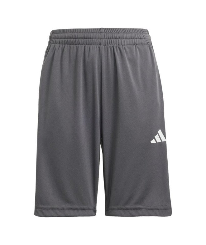 Calça Fitness adidas Infantil de Tr-Es 3Bandas Sh Grey