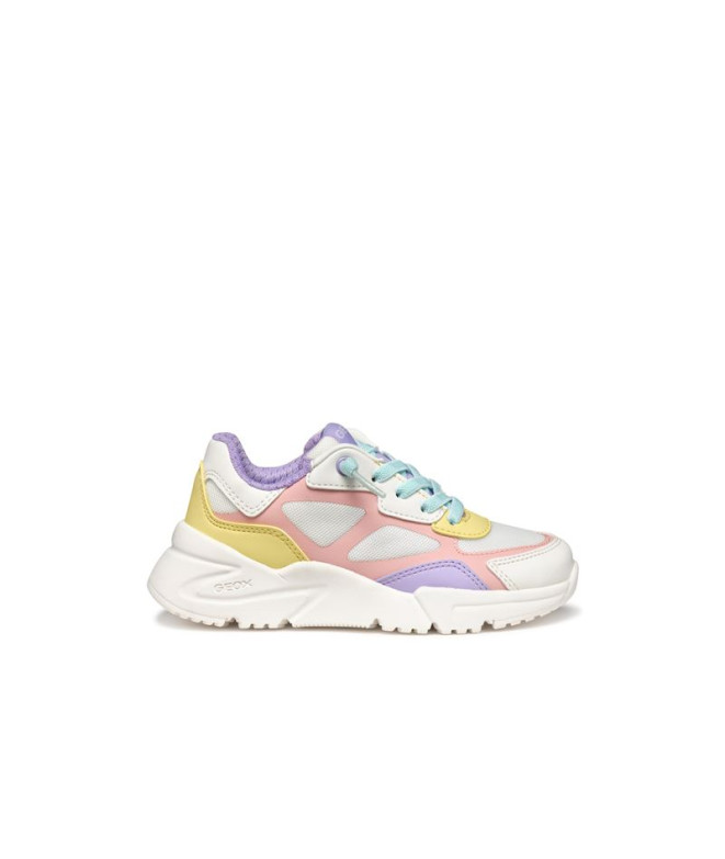 Chaussures Fille Geox Loftus Blanc/Multicolore