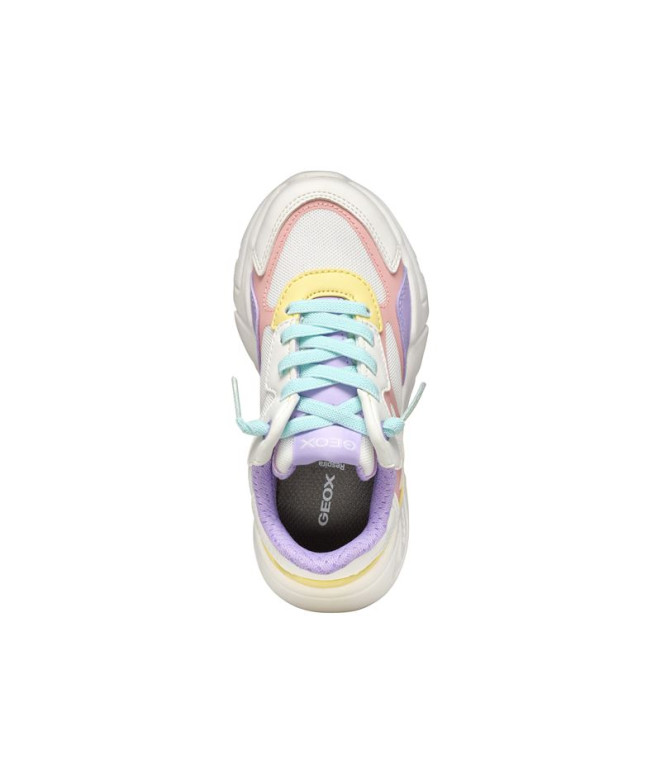 Zapatillas Geox Loftus Niña Blanco/Multicolor