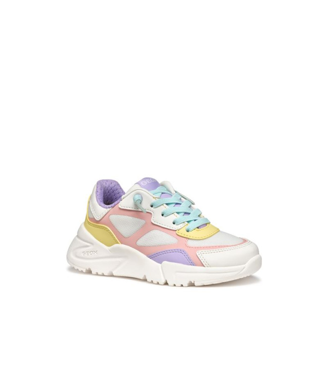 Chaussures Fille Geox Loftus Blanc/Multicolore