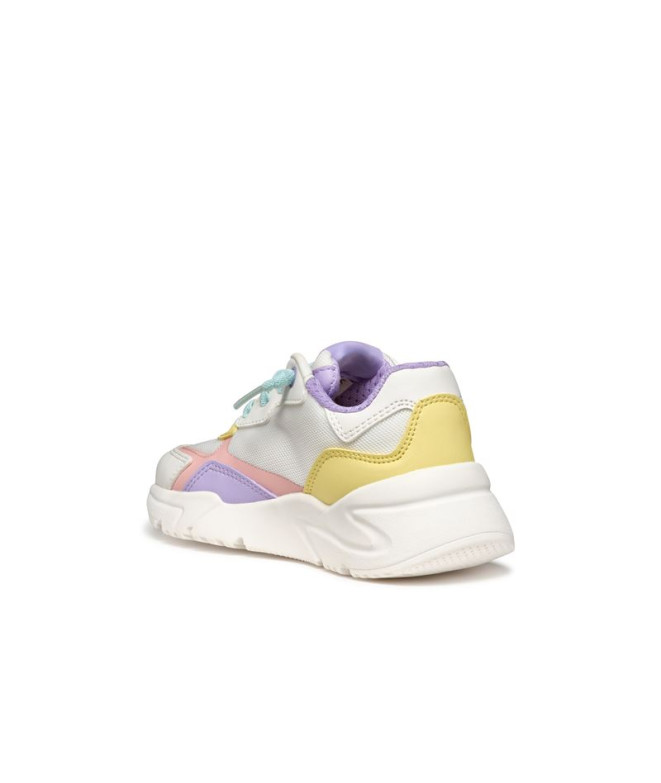 Chaussures Fille Geox Loftus Blanc/Multicolore