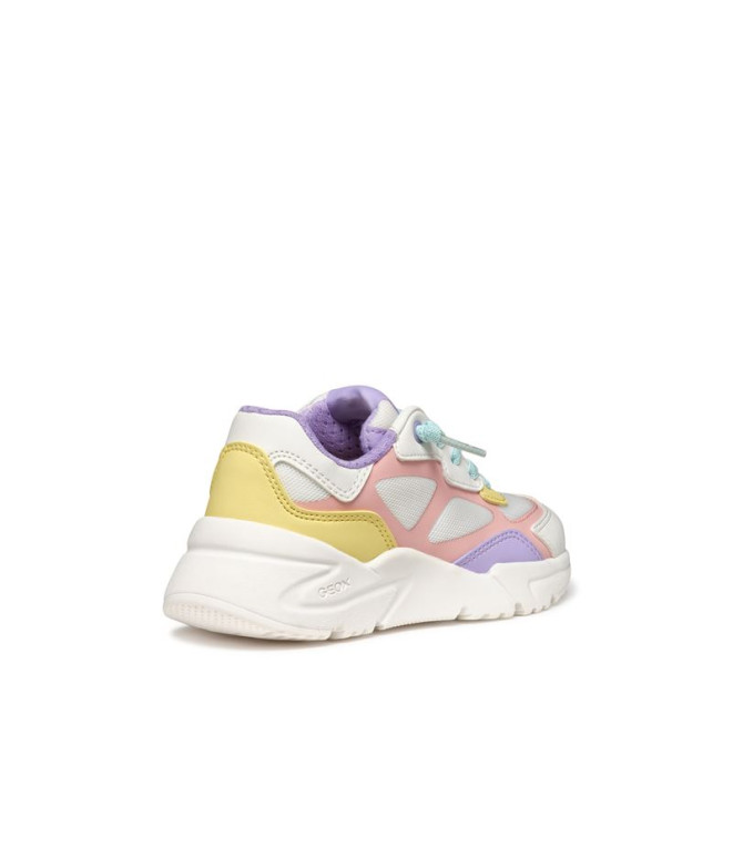 Chaussures Fille Geox Loftus Blanc/Multicolore