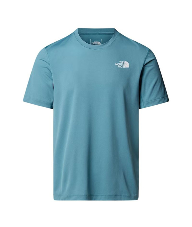 Camiseta Montanha The North Face Homem de Lightbright S/S Algae Blue