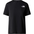 Camiseta Montanha The North Face Mulher de Sunriser S/S Preto