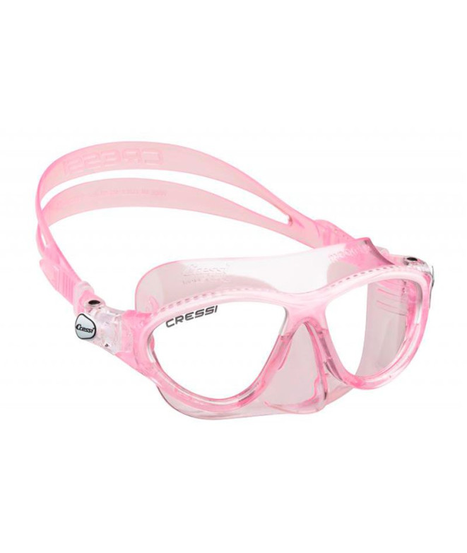 Máscara de buceo Cressi Moon Kid Colorama Rosa-Blanco