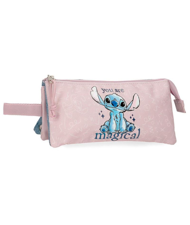 Estuche Disney 3C Stitch You Are Magical Azul