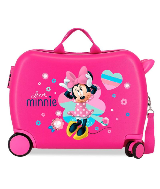 Valise Enfant Disney 4W (2 Multid )Amour Minnie Rose