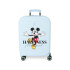 Maleta Disney Abs 55Cm W/Exp 4W Disney 100 - Mickey Happiness Turquoise Azul