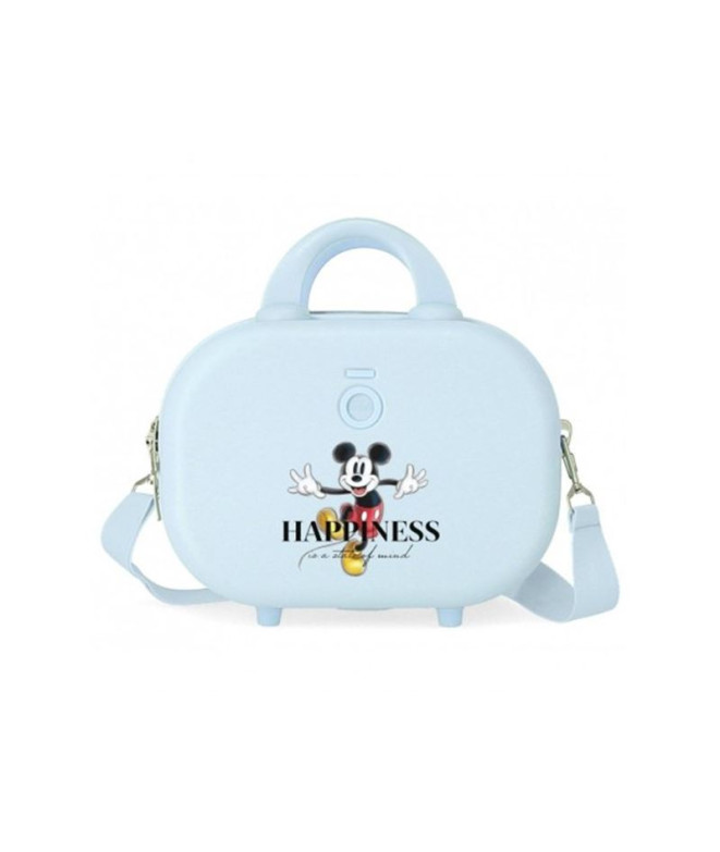 Estojo Disney Abs Disney 100 - Mickey Felicidade Turquesa Azul