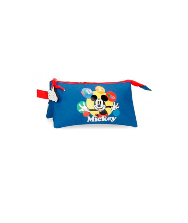 Estojo Disney 3C Mickey Peek A Boo Azul