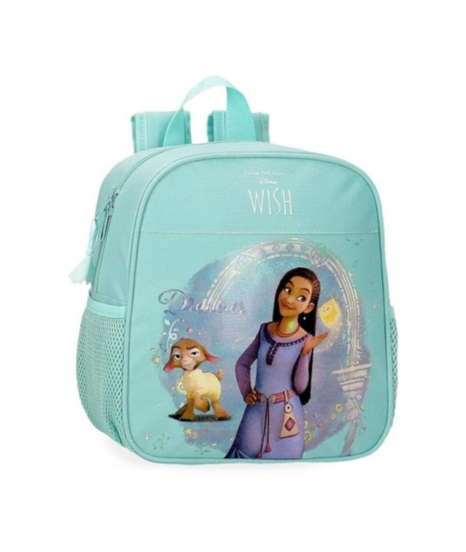 Mochila Disney 25 cm Wish Dreamer Azul